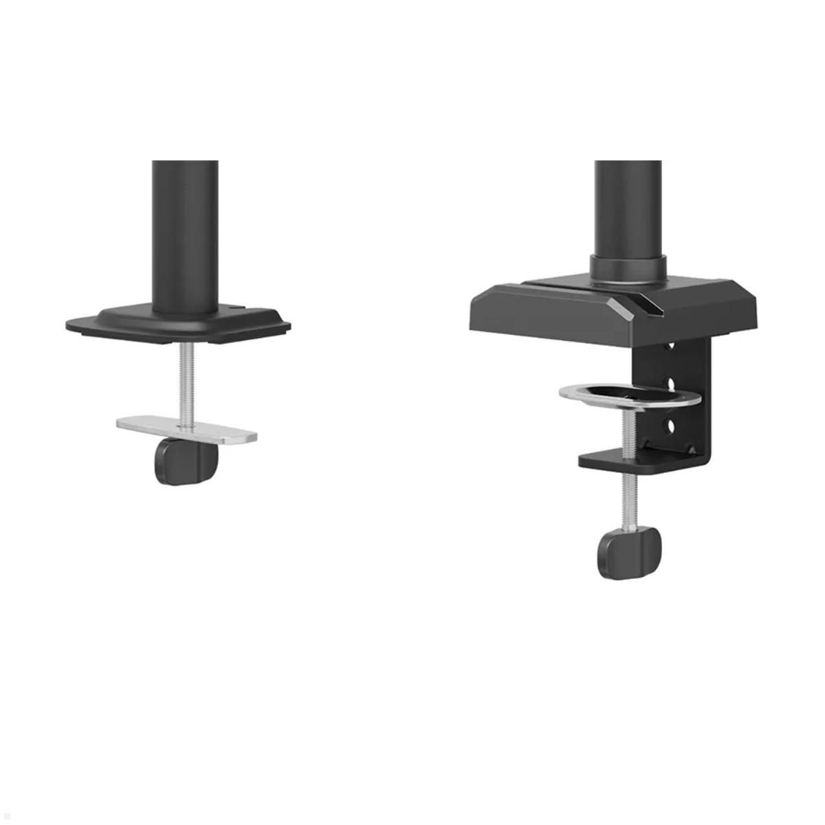 Neomounts NERO DS60-600BL2 Monitorhalter für 2 Monitore, Befestigungsmöglichkeiten