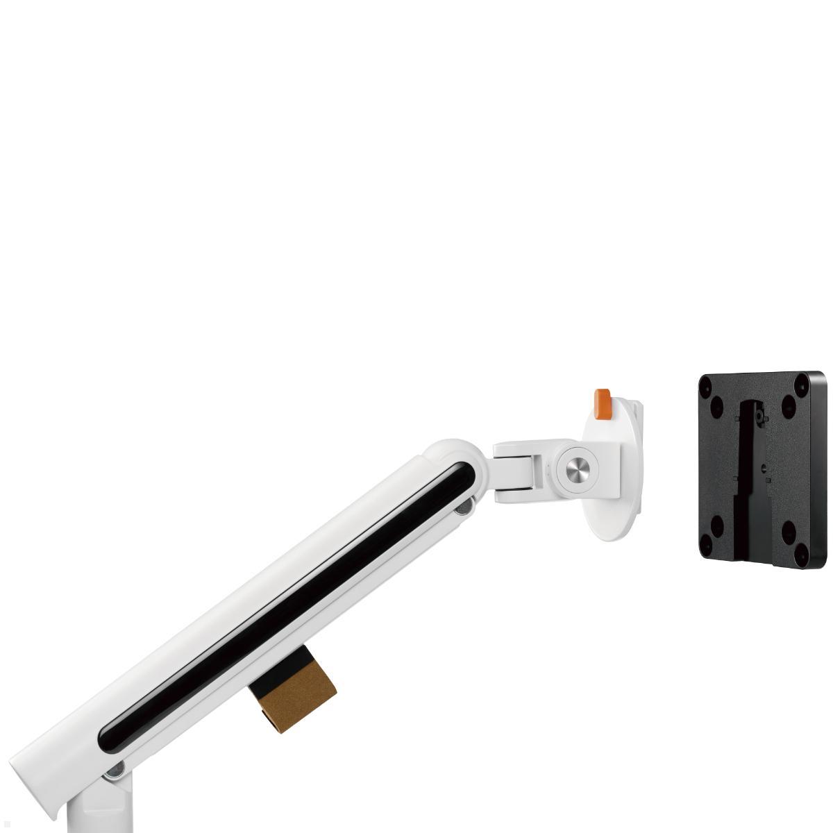 Fellowes Smartview Single Monitor Tischhalterung, Detailansicht Vesa Befestigung am Monitorarm