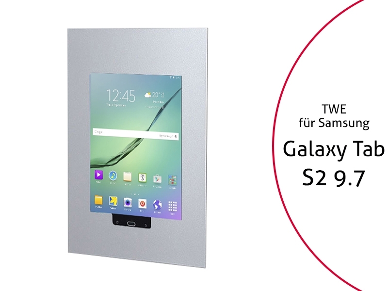 TabLines TWE017S Tablet Wandeinbau für Samsung Tab S2 9.7 HB, silber TabLines TWE017S Tablet Wandeinbau für Samsung Tab S2 9.7 HB, silber