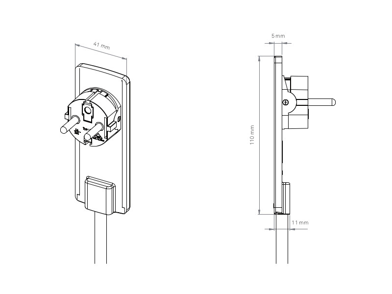 EVOline PlugFix mit Express Typ 907 Zeichnung EVOline PlugFix mit Express Typ 907 Zeichnung