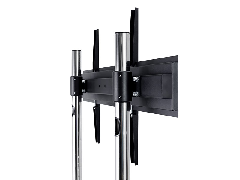 Edbak TR18 mobiler Monitor Ständer höhenverstellbar, 60-95 Zoll VESA Aufnahme Edbak TR18 mobiler Monitor Ständer höhenverstellbar, 60-95 Zoll VESA Aufnahme