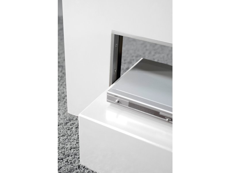 Wissmann move art 115-W TV Standfuß weiß, 40-60 Zoll, Detailansicht