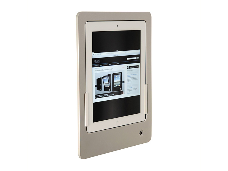 iRoom iDock iPad 2/3/4 230V Hochformat Alu, weiß (53PWA)
