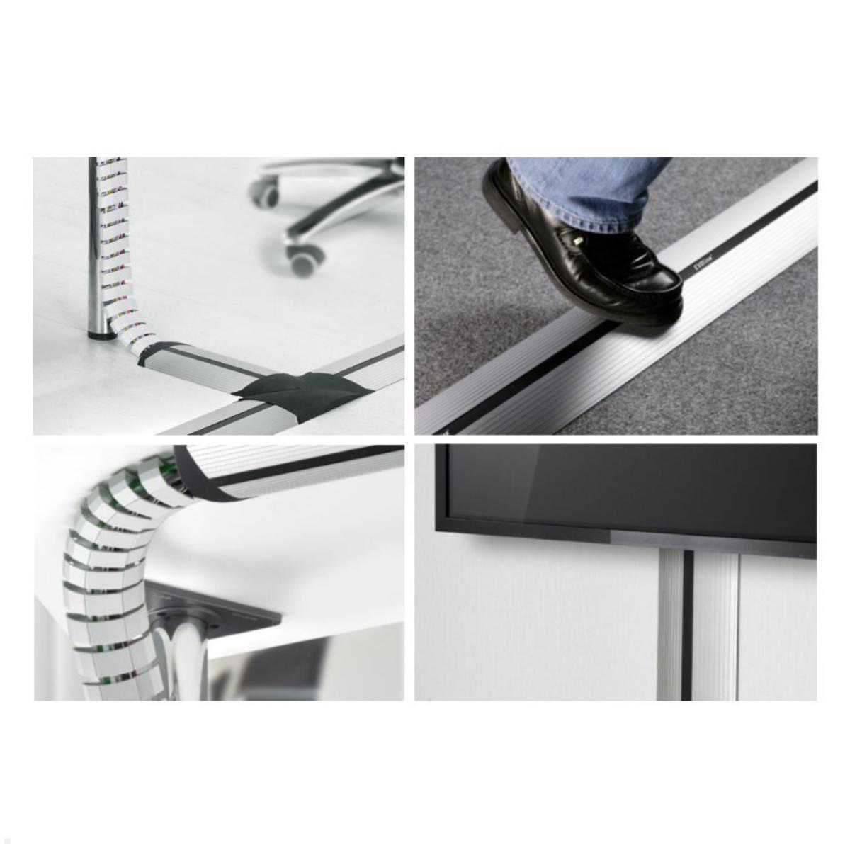 Kabelbrücke EVOline Bridge Aluminium verschraubbar 500mm, Kabelmanagement Module Kabelbrücke EVOline Bridge Aluminium verschraubbar 500mm, Kabelmanagement Module