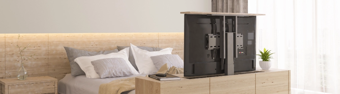 Elektrischer TV Lift für 10 - 36 Zoll Fernseher / Monitore Elektrischer TV Lift für 10 - 36 Zoll Fernseher / Monitore