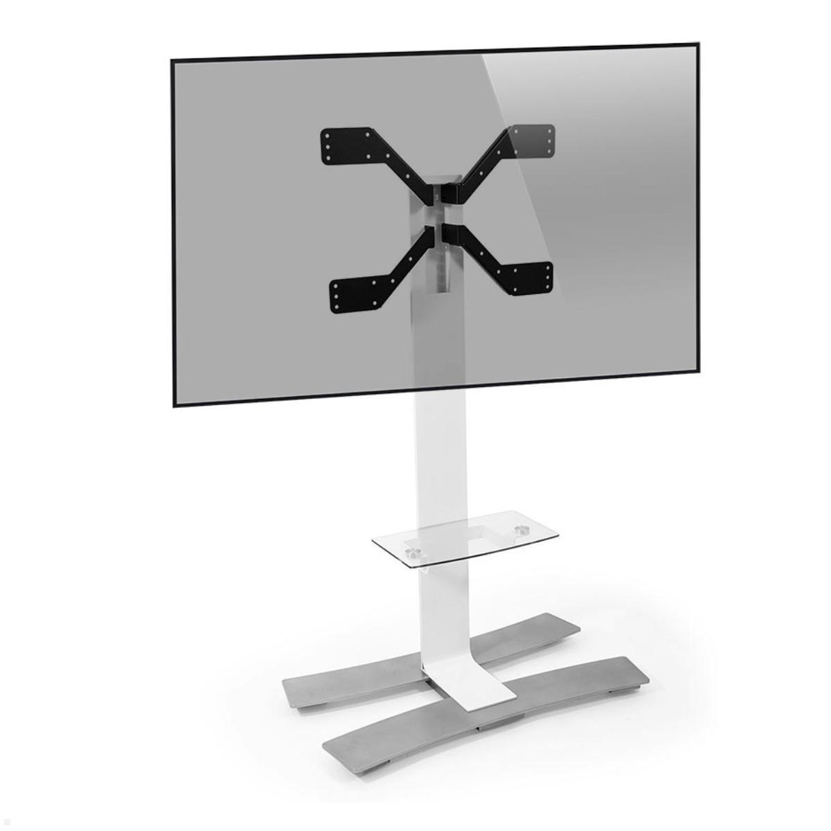 Erard WILL 1400 XL mobiler TV Ständer mit Ablage 40-85 Zoll, weiß Erard WILL 1400 XL mobiler TV Ständer mit Ablage 40-85 Zoll, weiß