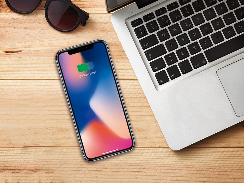 miniBatt MB-FI80 unsichtbares Qi-Ladegerät für Möbeleinbau Anwendungsbeispiel