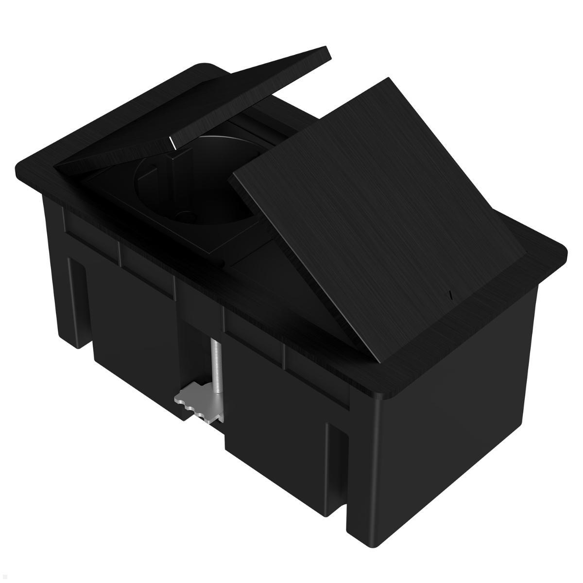 TecLines TMS003 Multifunktionssteckleiste 1x Steckdose, 1x USB A/C 45W, mit Deckel