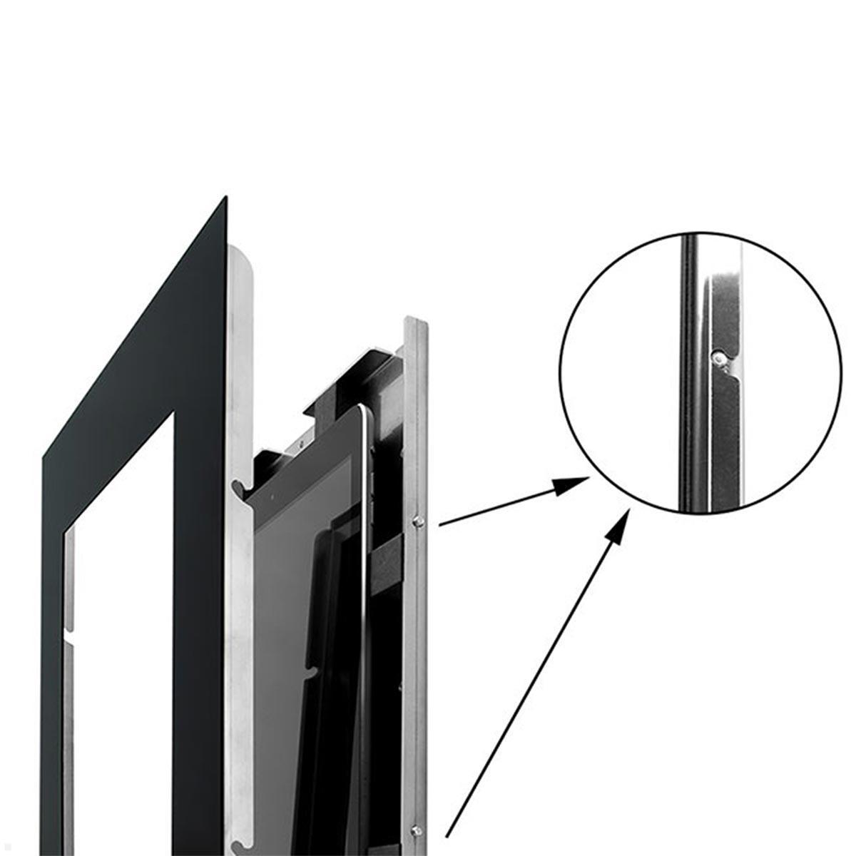 TabLines TWE087B Tablet Wandeinbau für Apple iPad 10.2 (7./8./9. Gen.), schwarz, einfache Montage TabLines TWE087B Tablet Wandeinbau für Apple iPad 10.2 (7./8./9. Gen.), schwarz, einfache Montage
