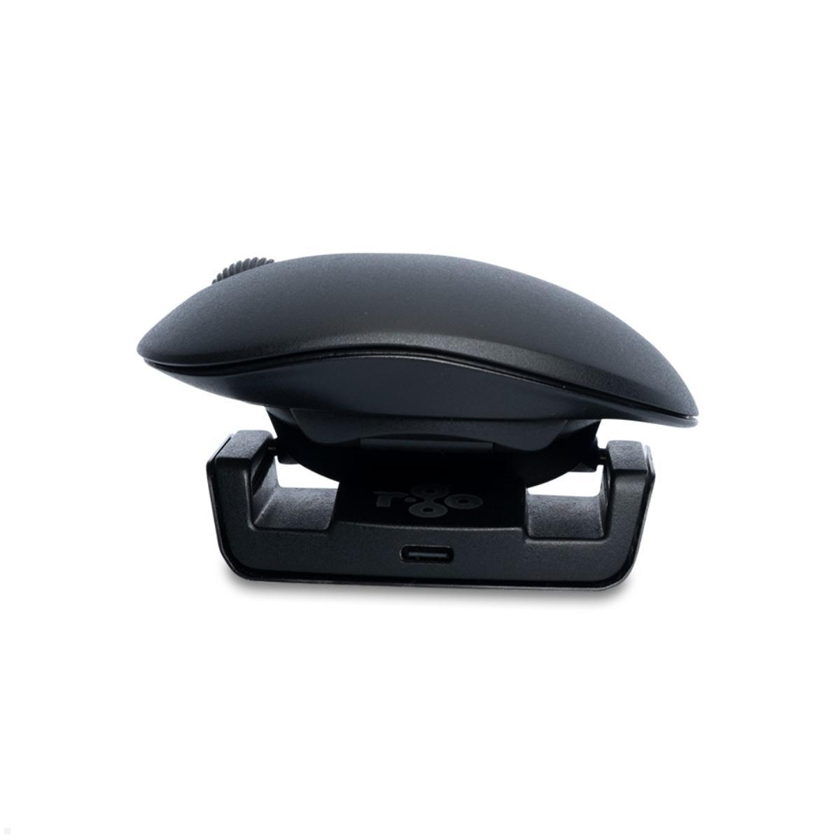 R-Go Tools Twister Beidhändige ergonomische Maus (RGOTWBMWLBL), zusammengeklappt
