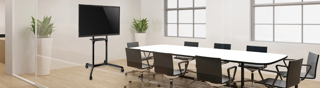 Monitorständer für 50-64 Zoll Bildschirme  mit 90° Drehfunktion / Pivot 