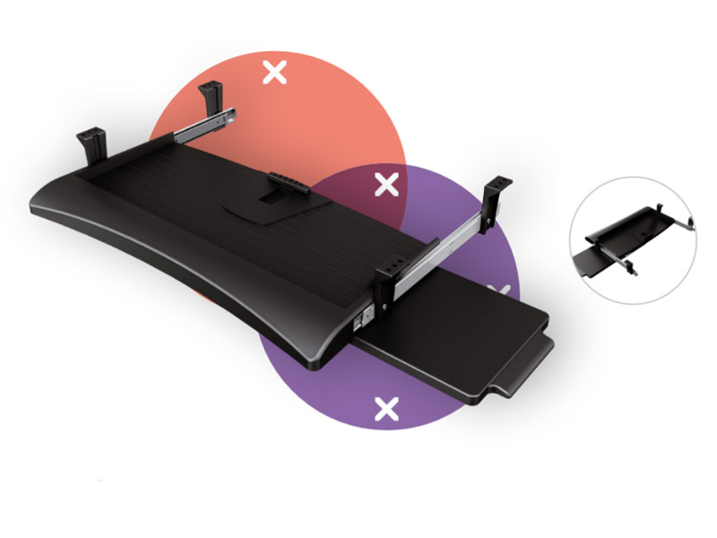 Dataflex Addit 97.223 Tastaturauszug Untertisch Dataflex Addit 97.223 Tastaturauszug Untertisch
