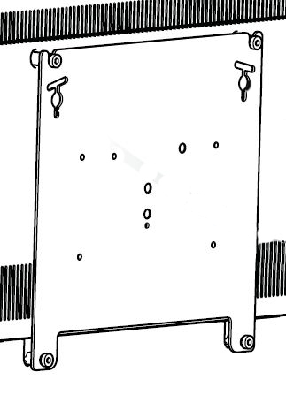 Loewe Wall Mount Slim / VESA Size 300 (71391T00) Zeichnung