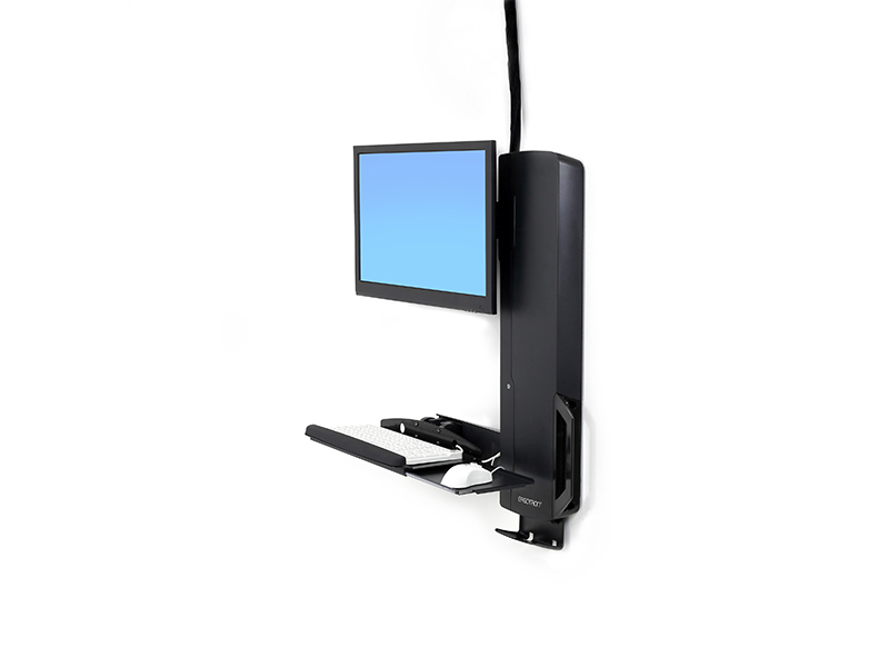 Ergotron StyleView Sitz-Steh Vertical Lift schwarz (61-081-085) Ergotron StyleView Sitz-Steh Vertical Lift schwarz (61-081-085)