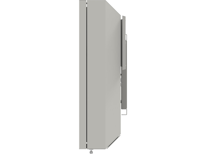 SmartMetals Outdoor Gehäuse Wandhalter für Displays bis 2500cd 65 Zoll Querformat side