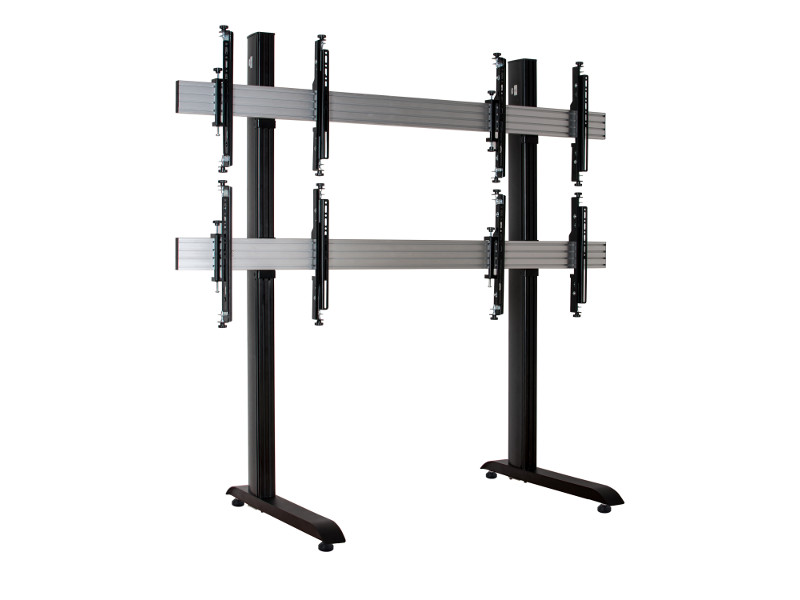 B-Tech BT8370-2x2/BB System X Video Wall Standfuß 46"-60" B-Tech BT8370-2x2/BB System X Video Wall Standfuß 46"-60"