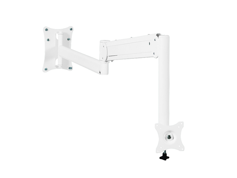 Edbak Praxis Monitor Schwenkarm Wandhalterung, weiß (MSA02W-B),neigbar