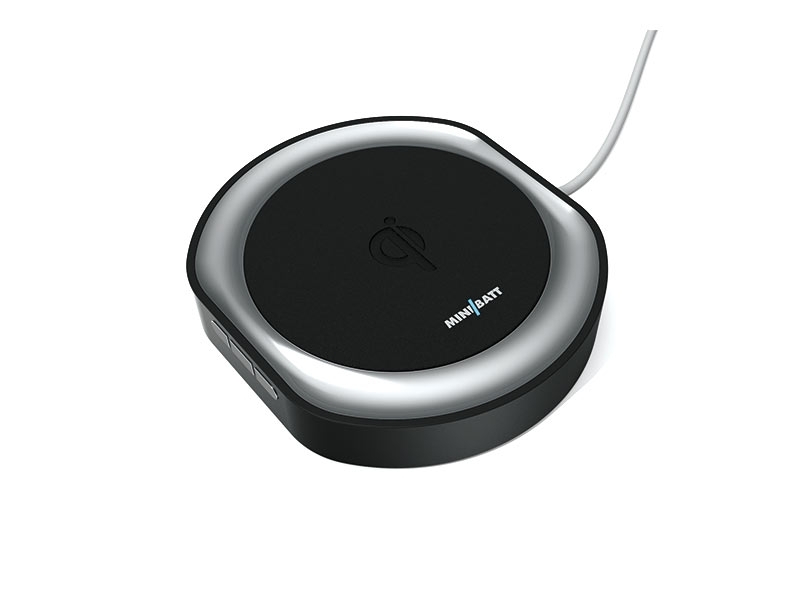 miniBatt MB-MODULAR erweiterbares Qi-Ladegerät FAST CHARGE miniBatt MB-MODULAR erweiterbares Qi-Ladegerät FAST CHARGE