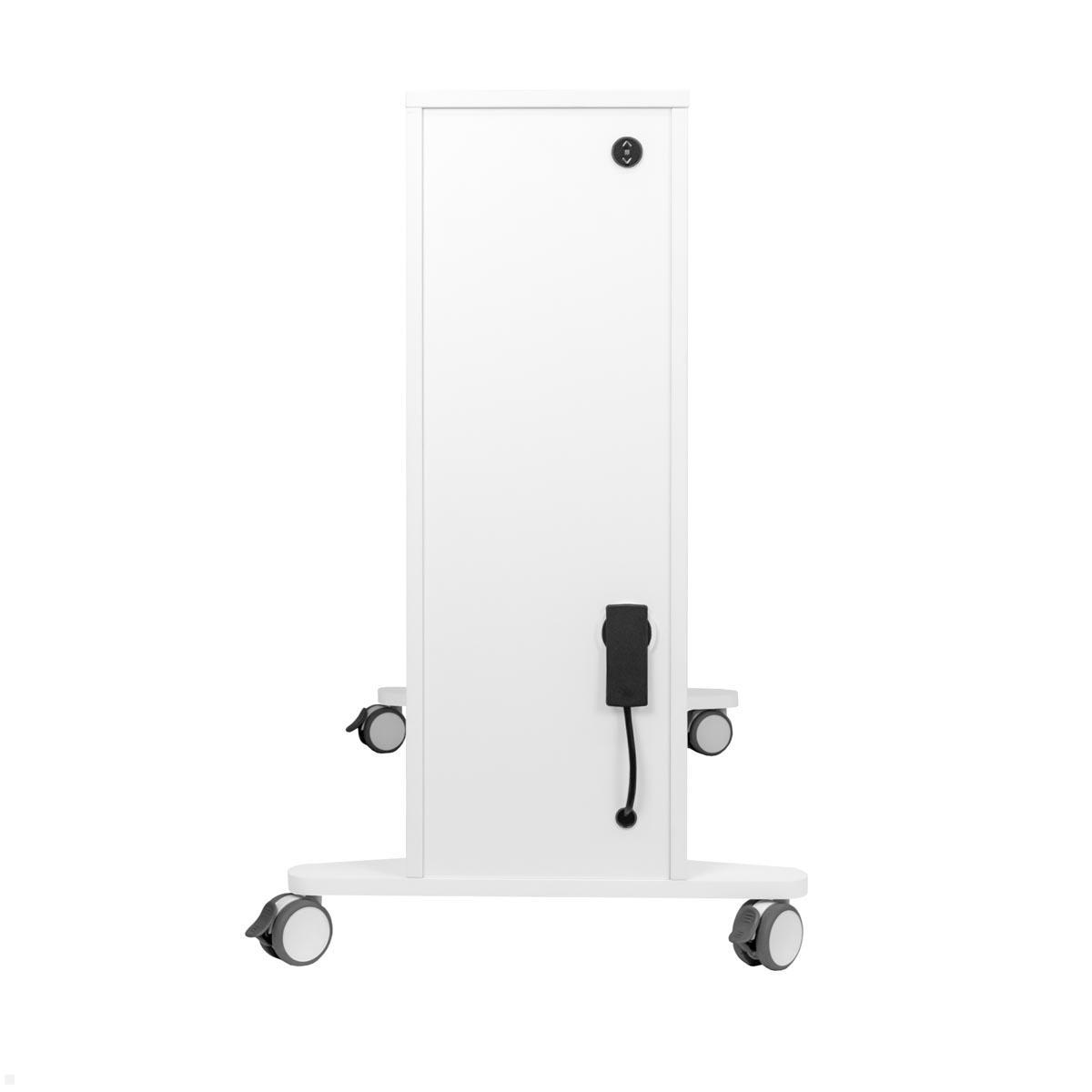 MonLines SIDEB65W mobiles TV Sideboard mit Lift bis 65 Zoll, weiß Seitenansicht MonLines SIDEB65W mobiles TV Sideboard mit Lift bis 65 Zoll, weiß Seitenansicht