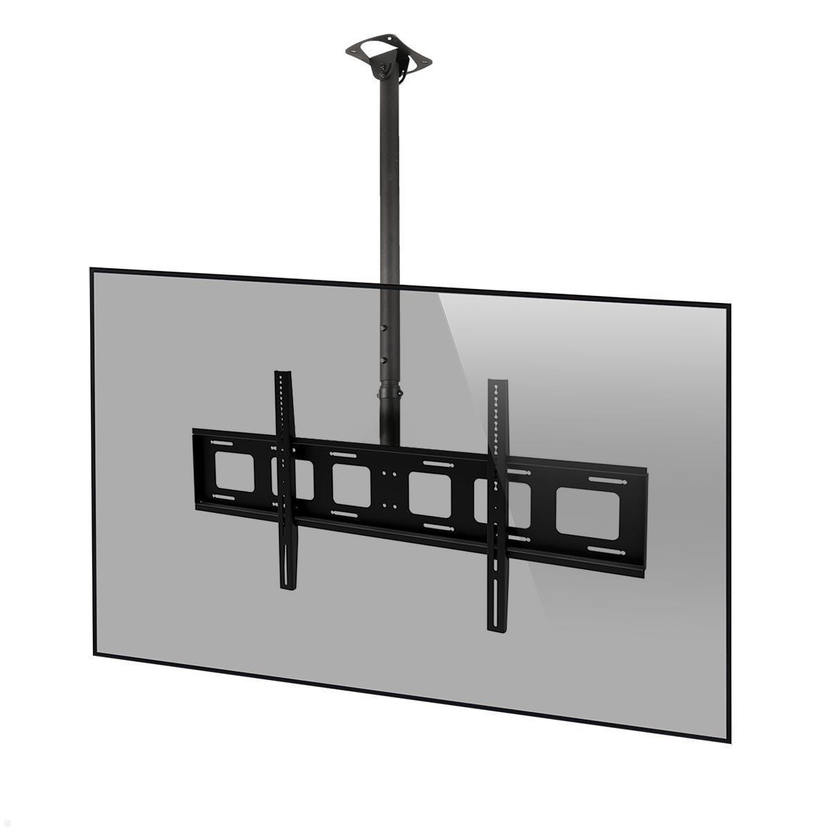 Edbak CMS21+XWB1 höhenverstellbare TV Deckenhalterung bis-98 Zoll, schwarz