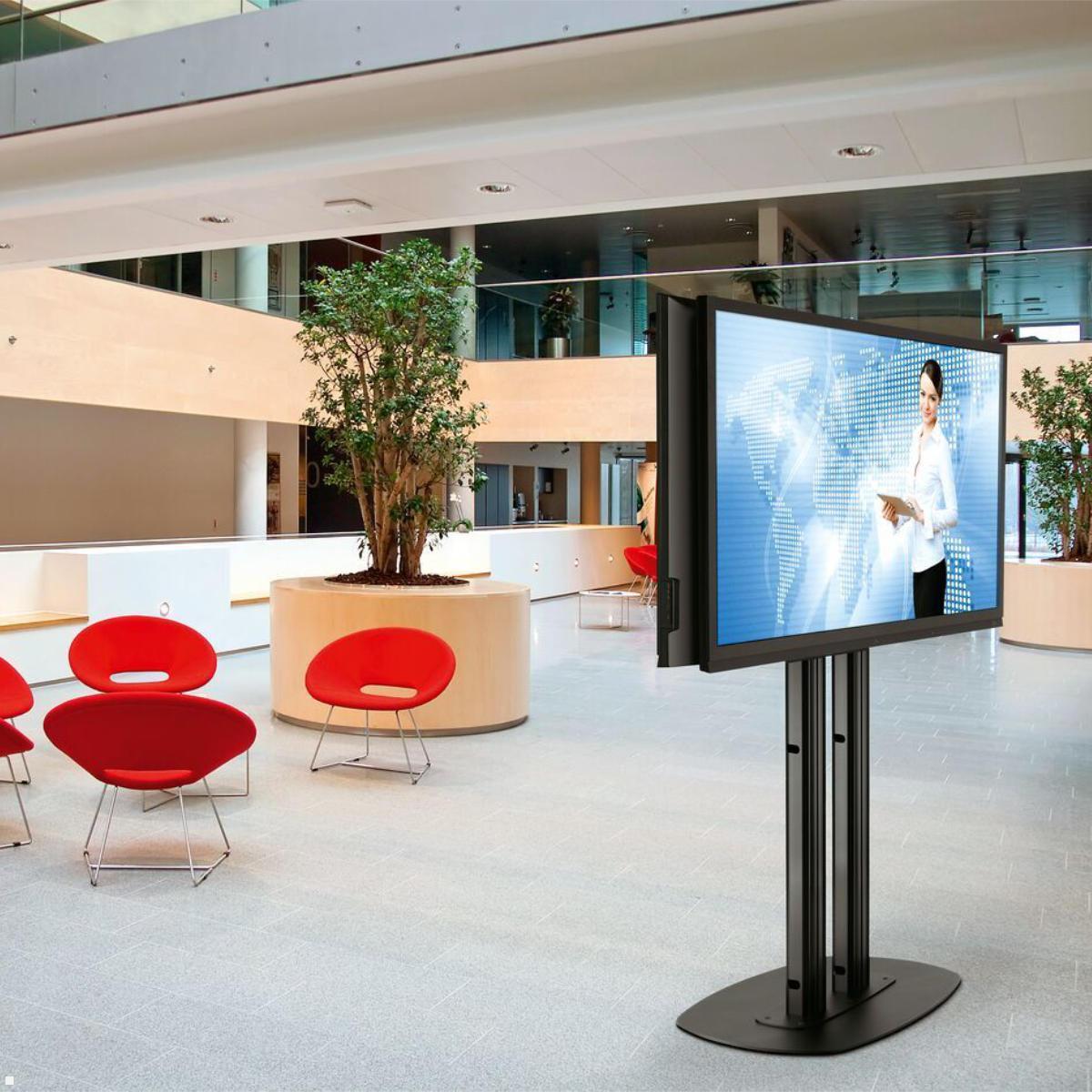 Vogels Connect-it PUC 2715 - 150 cm Säule für Bodenhalterung, schwarz, Anwendung Vogels Connect-it PUC 2715 - 150 cm Säule für Bodenhalterung, schwarz, Anwendung