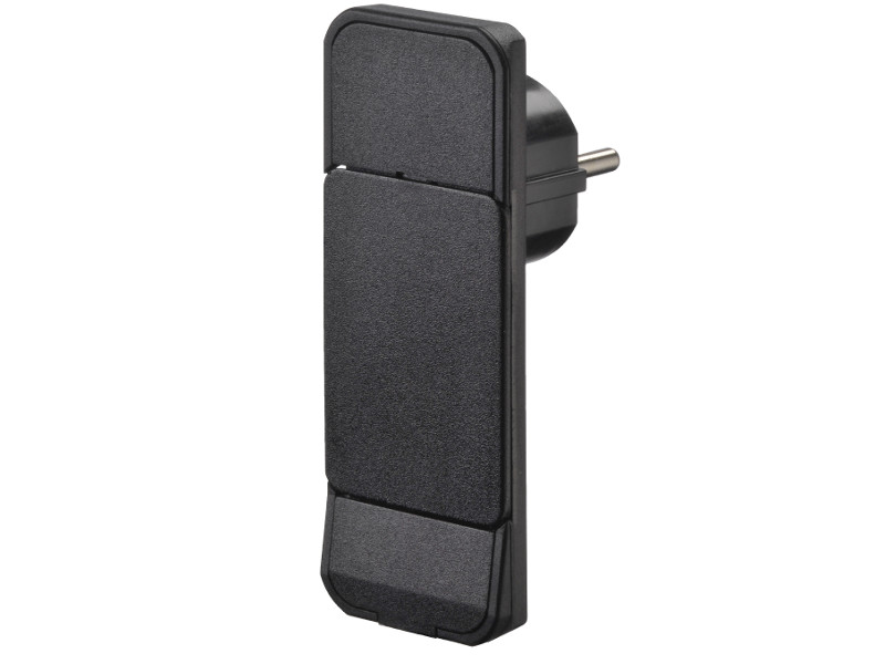 Bachmann SMART PLUG Flachstecker (933.008) schwarz Bachmann SMART PLUG Flachstecker (933.008) schwarz