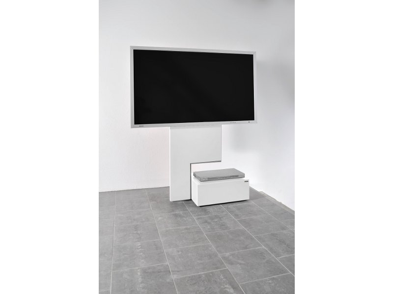 Wissmann move art 115-W TV Standfuß weiß, 40-60 Zoll, Anwendungsbeispiel