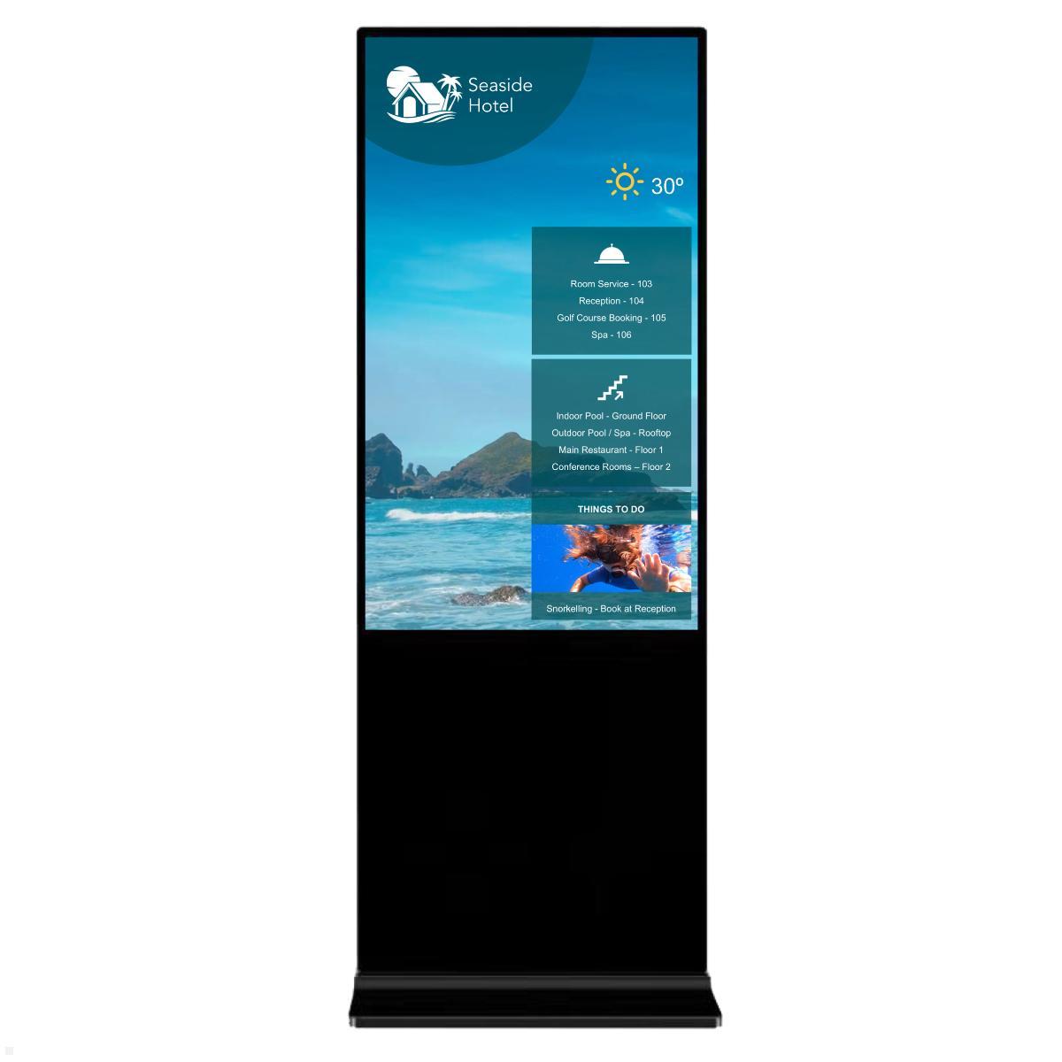 Clevertouch CL Totem Commercial Display 55'' (12955CMTOTEM), Frontansicht