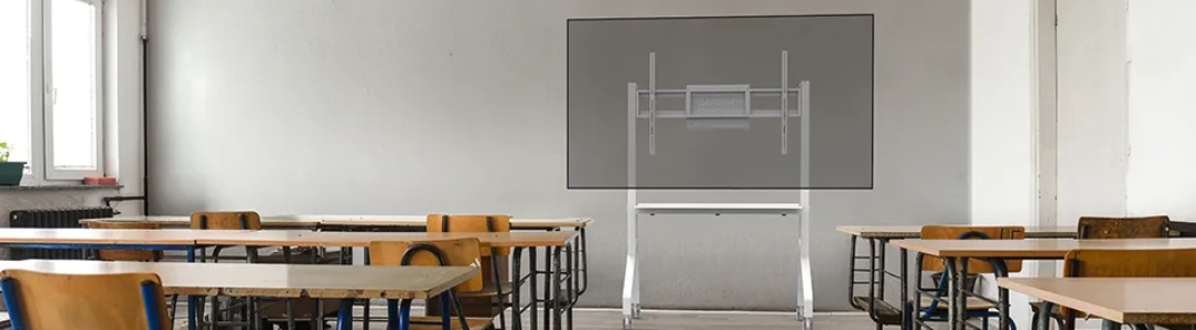 Monitorhalterung Boden-/Wandhalterung für Bildschirme von 65 - 105 Zoll - große Bildschirme Monitorhalterung Boden-/Wandhalterung für Bildschirme von 65 - 105 Zoll - große Bildschirme