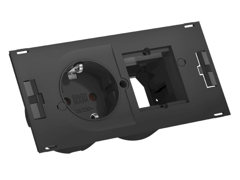 Bachmann DUE 1x Steckdose, 1x Custom Modul (929.030) Bachmann DUE 1x Steckdose, 1x Custom Modul (929.030)