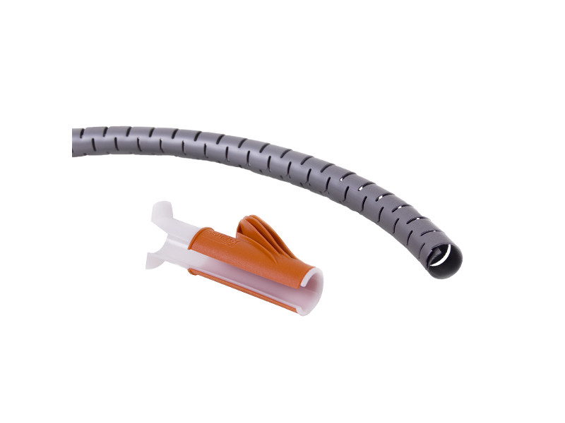 Dataflex Addit 33.732 Kabelschlucker 15 mm/3 m mit Einzugshilfe Dataflex Addit 33.732 Kabelschlucker 15 mm/3 m mit Einzugshilfe
