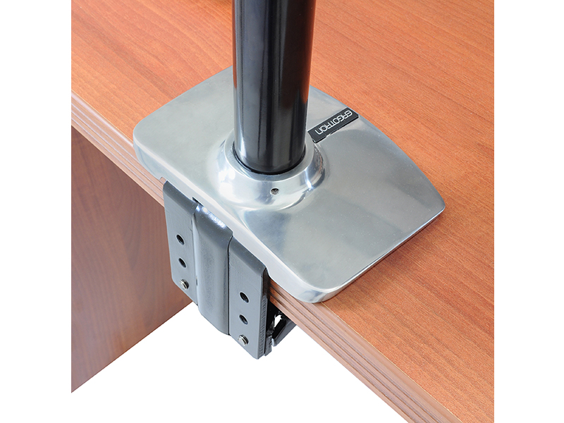Ergotron LX HD Sitz-Steh Tischhalterung mit Monitorarm (45-384-026)