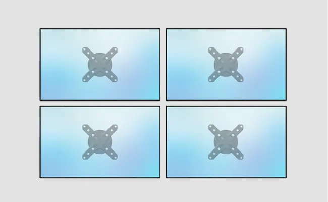 Monitorhalterung für 4 Monitore Monitorhalterung für 4 Monitore
