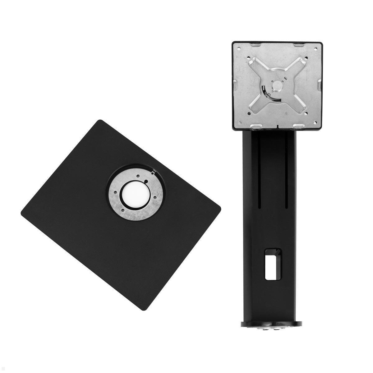 MonLines MTS800B Touchscreen Tisch Ständer 10 bis 27 Zoll, höhenverstellbar Säule + Standfuß