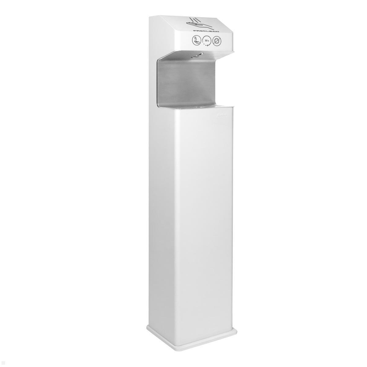 Edbak ProClean 1 Desinfektionsspender mit Sensor Ständer, weiß Edbak ProClean 1 Desinfektionsspender mit Sensor Ständer, weiß