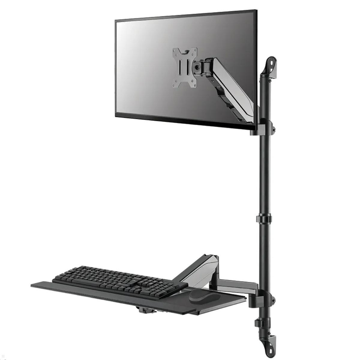 Neomounts WL90-325BL1 wandmontierter Arbeitsplatz für Bildschirme bis 32 Zoll Neomounts WL90-325BL1 wandmontierter Arbeitsplatz für Bildschirme bis 32 Zoll