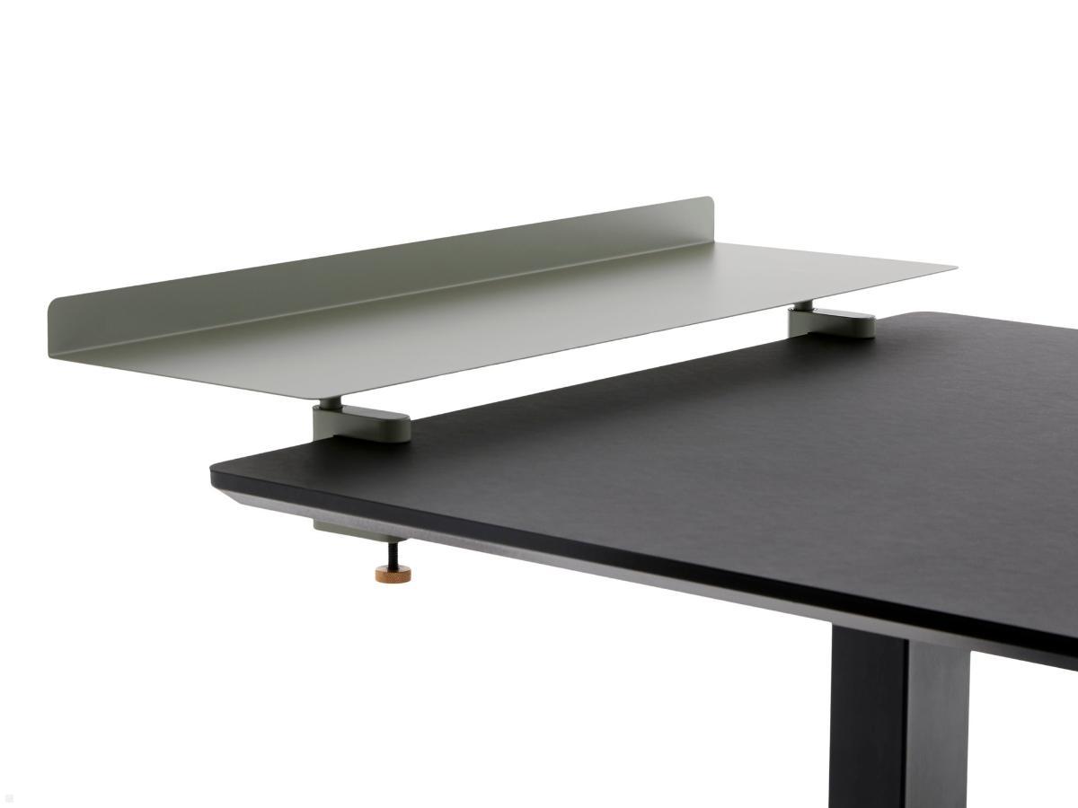 APTO Table Shelf Schreibtisch Ablageboard 72x24cm mit Tischklemmen, olivgrün APTO Table Shelf Schreibtisch Ablageboard 72x24cm mit Tischklemmen, olivgrün