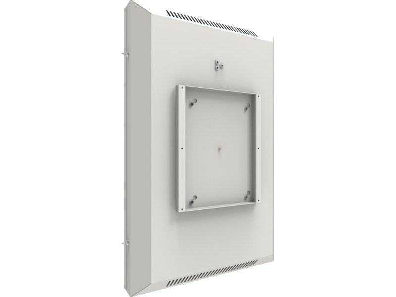 SmartMetals Indoor Gehäuse Wandhalter für Display 75 Zoll Hochformat back