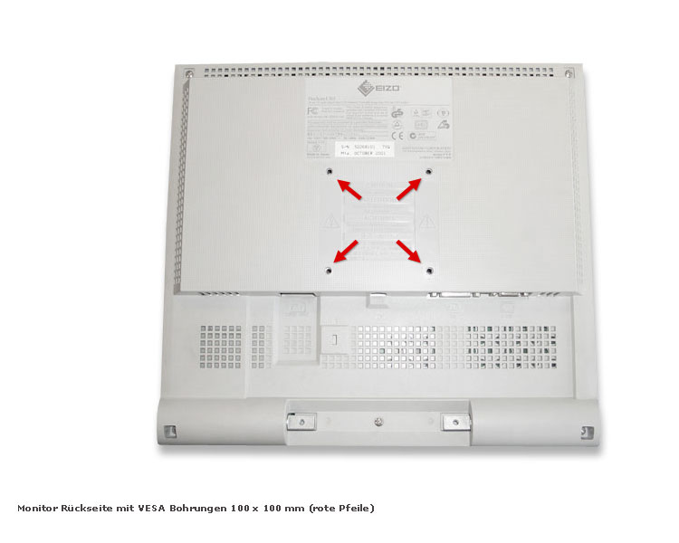 MonLines TFT-Star Monitor Deckenhalterung schwarz