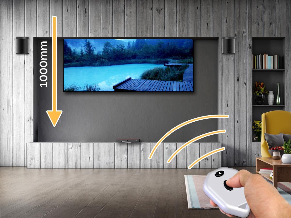 VENSET TS1000A Einbau TV Deckenlift elektrisch, 1000mm Hub VENSET TS1000A Einbau TV Deckenlift elektrisch, 1000mm Hub