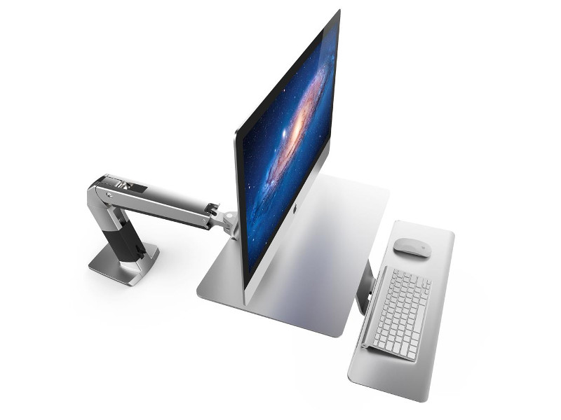Ergotron WorkFit A Sitz-Steh-Arbeitsplatz für Apple iMac