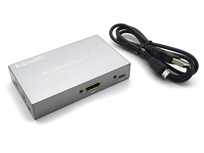 LEICKE KanaaN 1x2 HDMI Splitter 4K USB Kabel