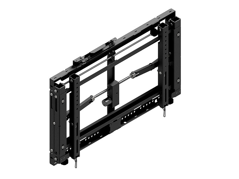 Edbak ERM101-L elektrische Videowall Wandhalterung, 42 - 85 Zoll Ansicht geschlossen
