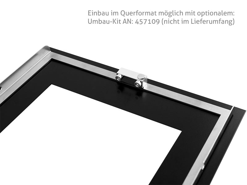 TabLines TWE069S Tablet Wandeinbau für Apple iPad Pro 11, silber optionales Umbau-Kit TabLines TWE069S Tablet Wandeinbau für Apple iPad Pro 11, silber optionales Umbau-Kit