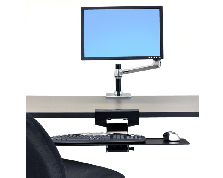 Ergotron Neo-Flex Untertisch Tastaturhalterung Tastaturauszug, montiert Ergotron Neo-Flex Untertisch Tastaturhalterung Tastaturauszug, montiert