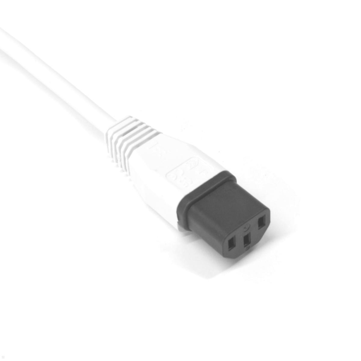 Bachmann Gerätezuleitung GST18 Kabel mit C13 Buchse 0,9m - C13 Buchse