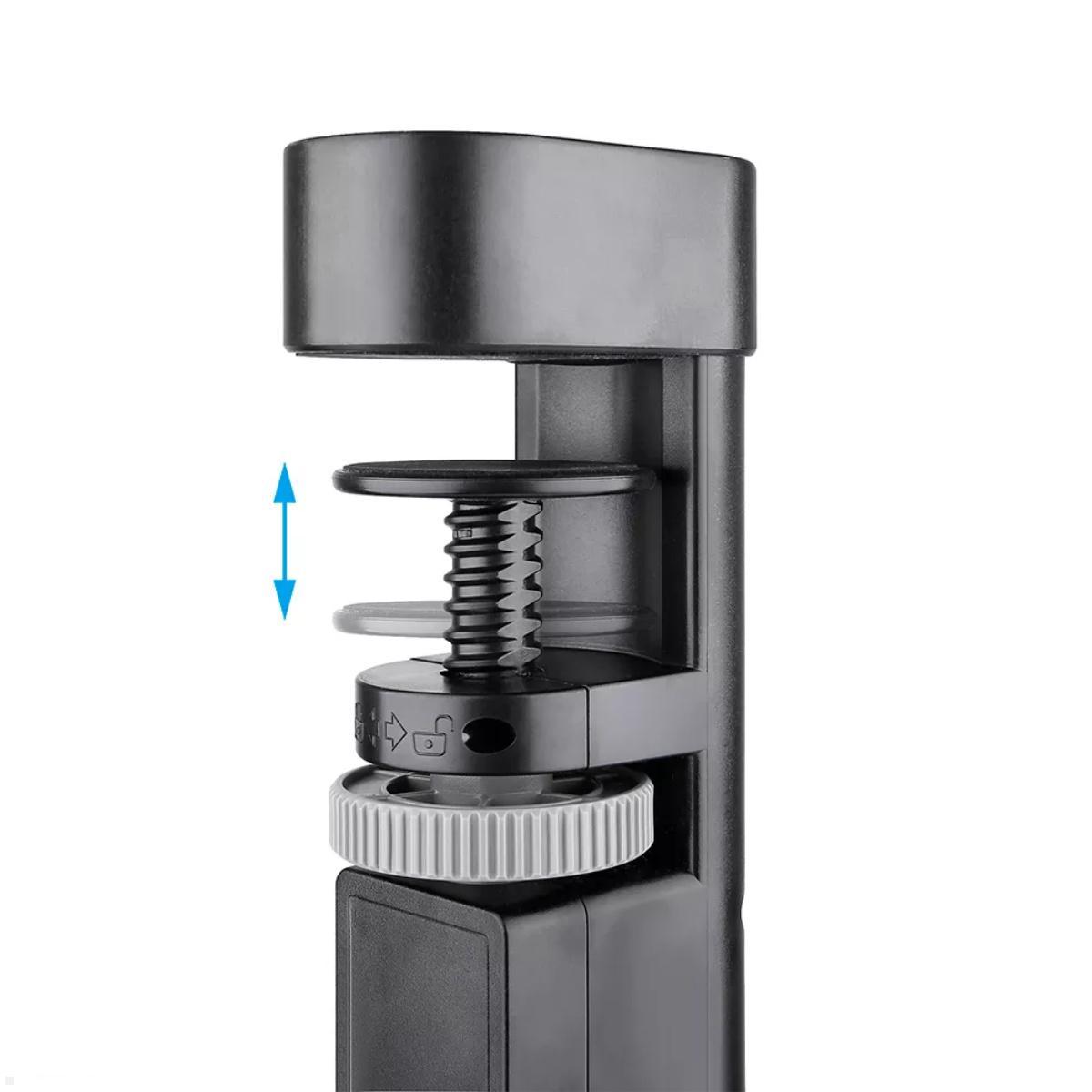 Neomounts VOLT Tischsteckdose DS22-840BL6 mit Klemme, Detailansicht Tischklemme