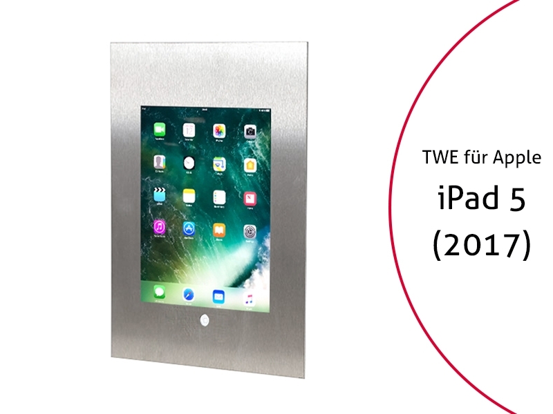 TabLines TWE035E Tablet Wandeinbau für Apple iPad 5 (2017), HB, Edelstahl TabLines TWE035E Tablet Wandeinbau für Apple iPad 5 (2017), HB, Edelstahl