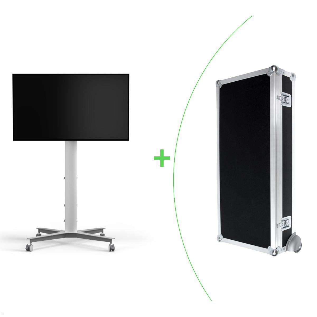 SMS Messekit Set mobiler Monitor Standfuß FH MT 2000 EU silber + Transportcase SMS Messekit Set mobiler Monitor Standfuß FH MT 2000 EU silber + Transportcase