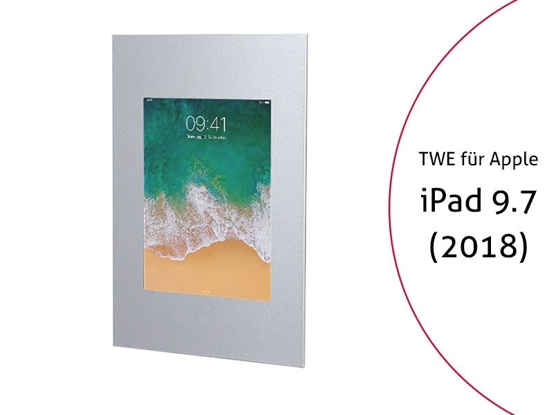 TabLines TWE062S Tablet Wandeinbau für Apple iPad 9.7 (2018), silber TabLines TWE062S Tablet Wandeinbau für Apple iPad 9.7 (2018), silber